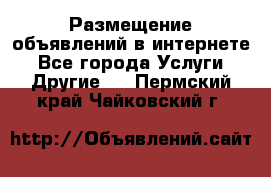 Размещение объявлений в интернете - Все города Услуги » Другие   . Пермский край,Чайковский г.